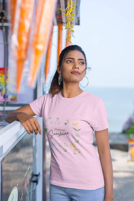 SUNSHINE premium pure cotton T-shirt for women