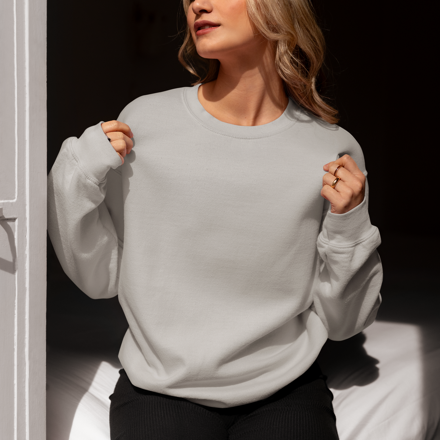 Women's Solid Sweatshirt