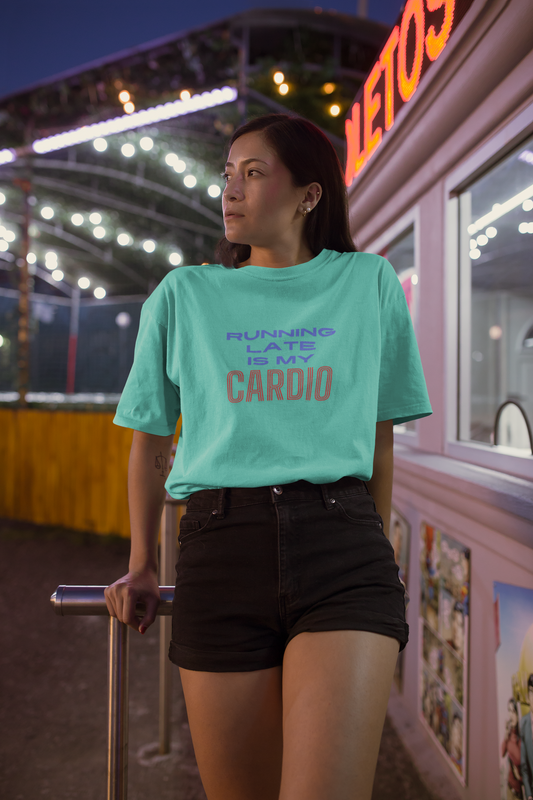 CARDIO classic oversized UNISEX premium pure cotton T-shirt
