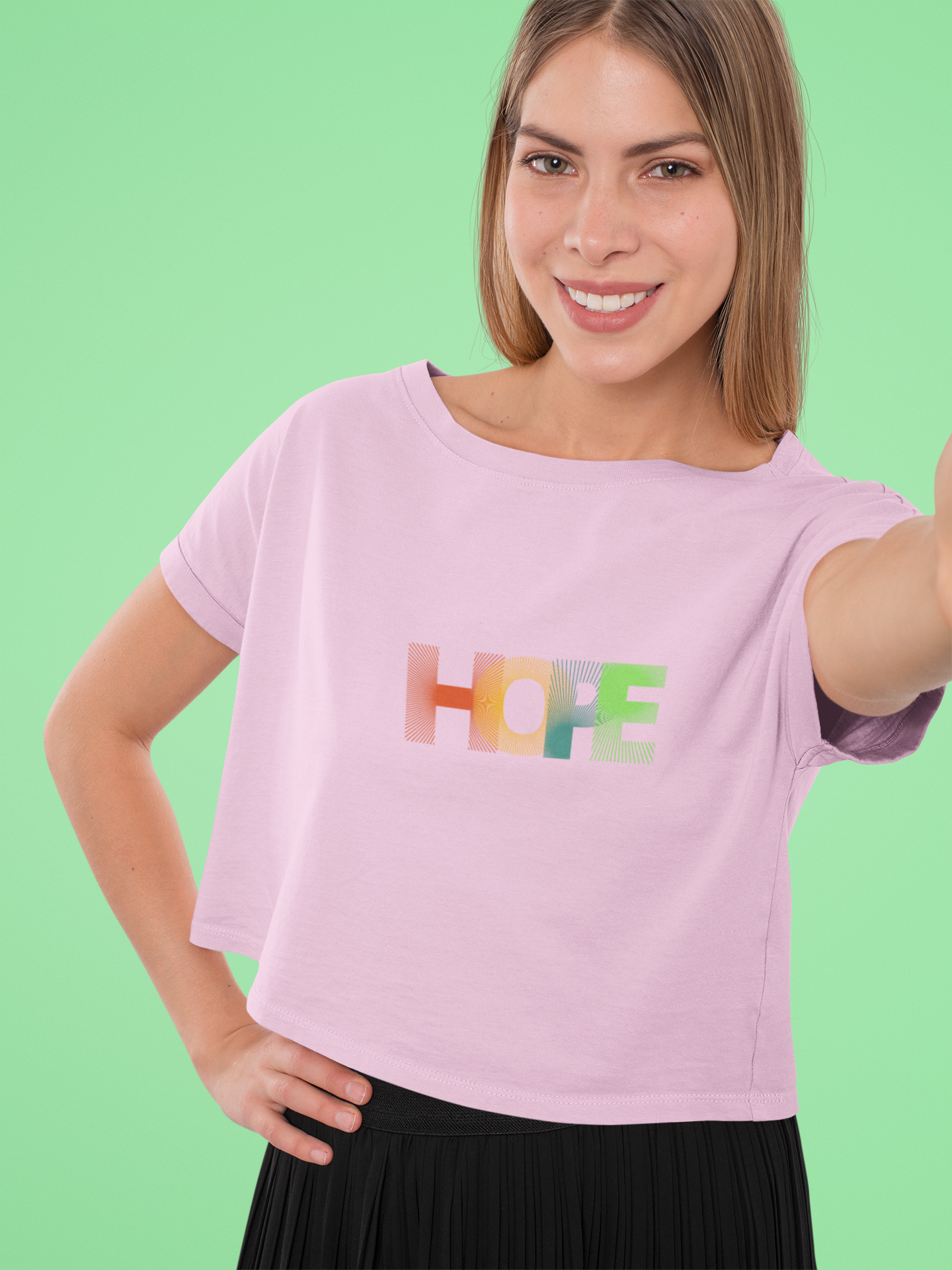 Women's Hope Crop Top