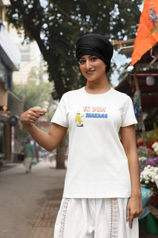 JHAKAAS premium pure cotton T-shirt for women