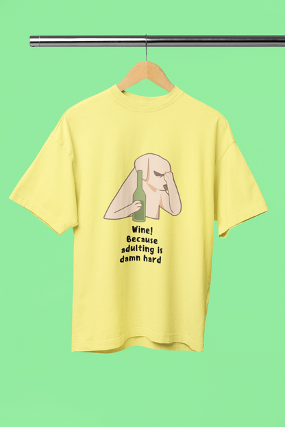 Women's Wine Standard Oversized T-shirt