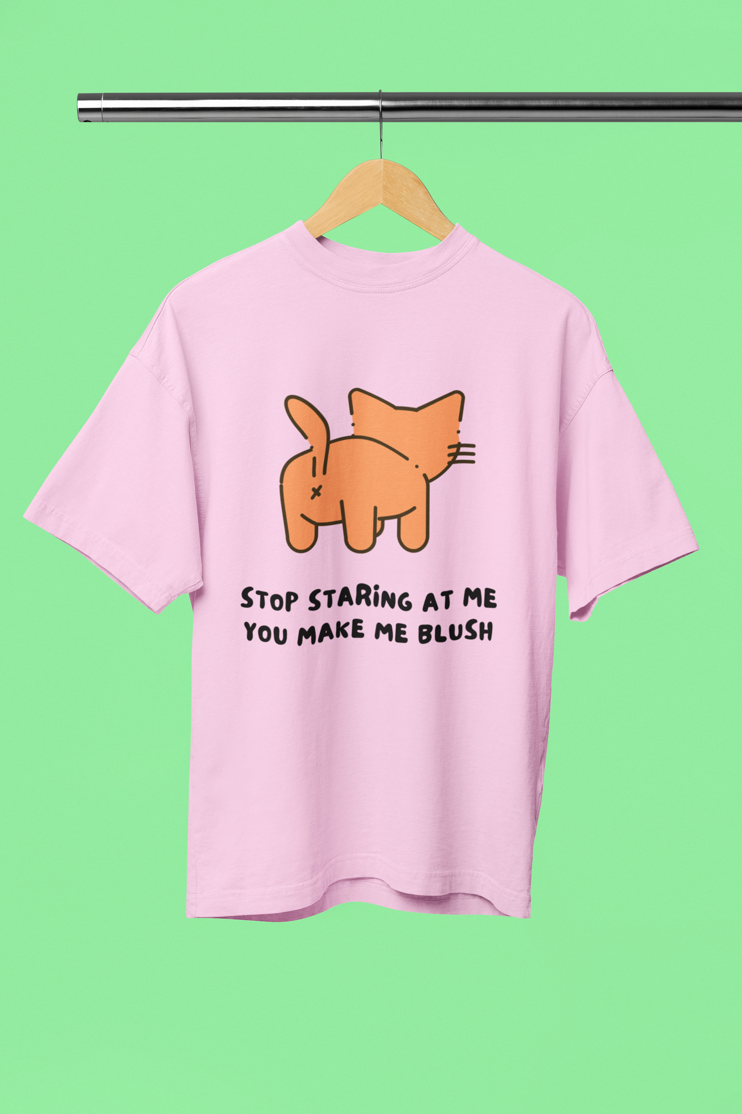 Women's Blush Standard Oversized T-shirt