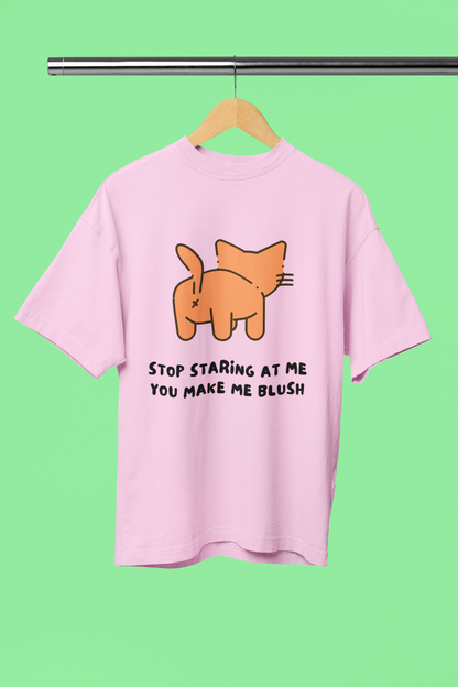 Women's Blush Standard Oversized T-shirt