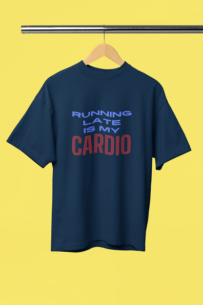 CARDIO classic oversized UNISEX premium pure cotton T-shirt