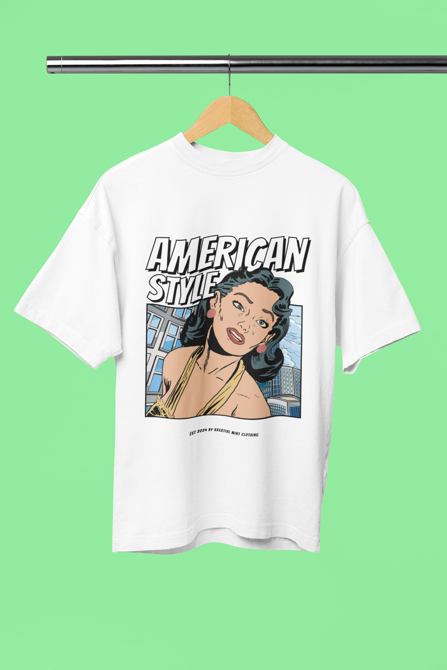 Women's American Style Standard Oversized T-shirt
