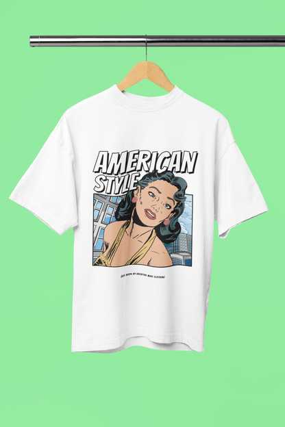 Women's American Style Standard Oversized T-shirt