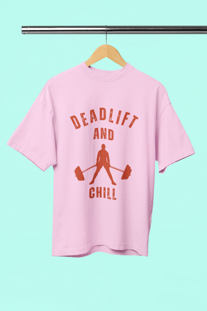 DEADLIFTS classic oversized UNISEX premium pure cotton T-shirt