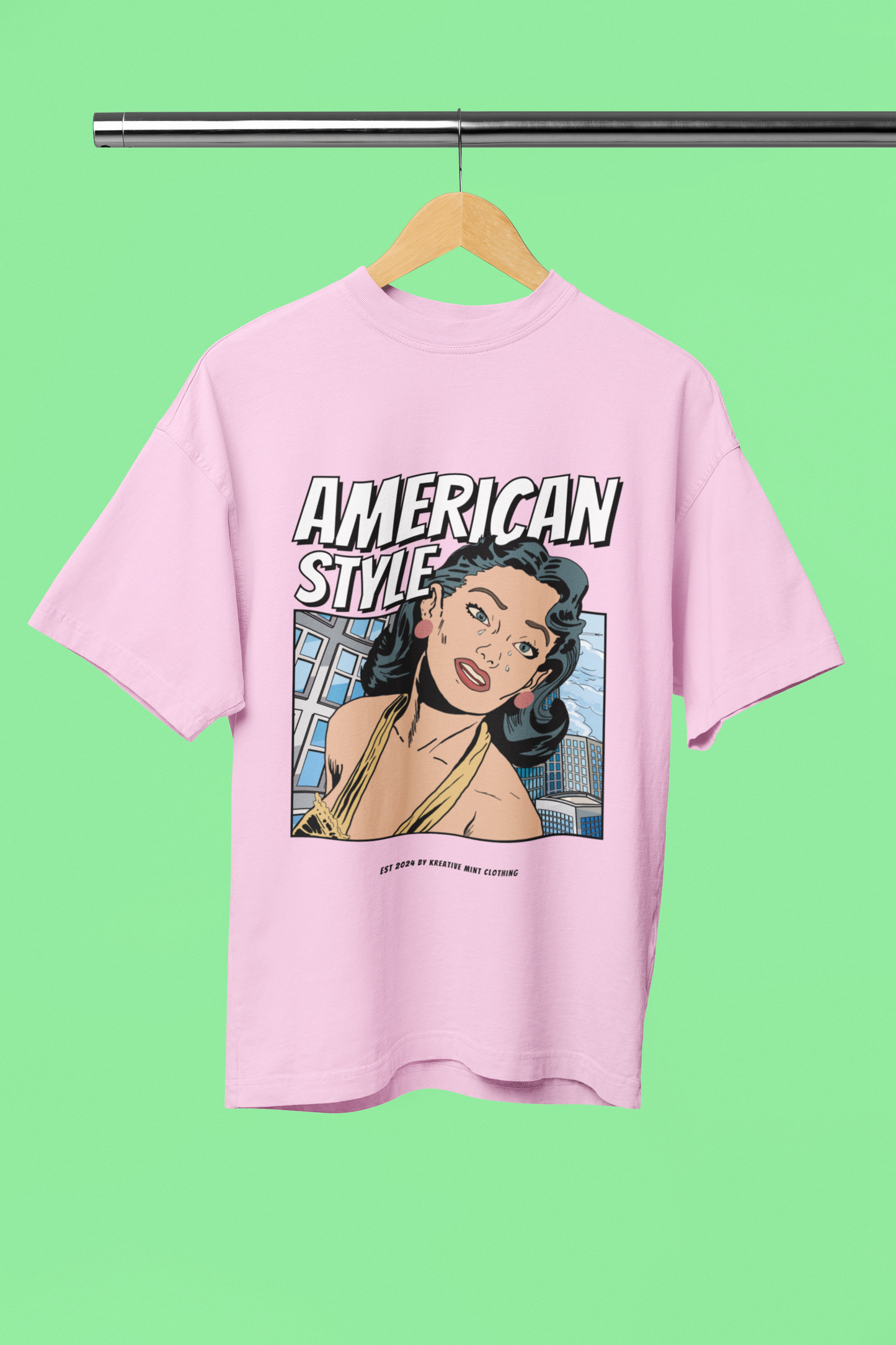 Women's American Style Standard Oversized T-shirt