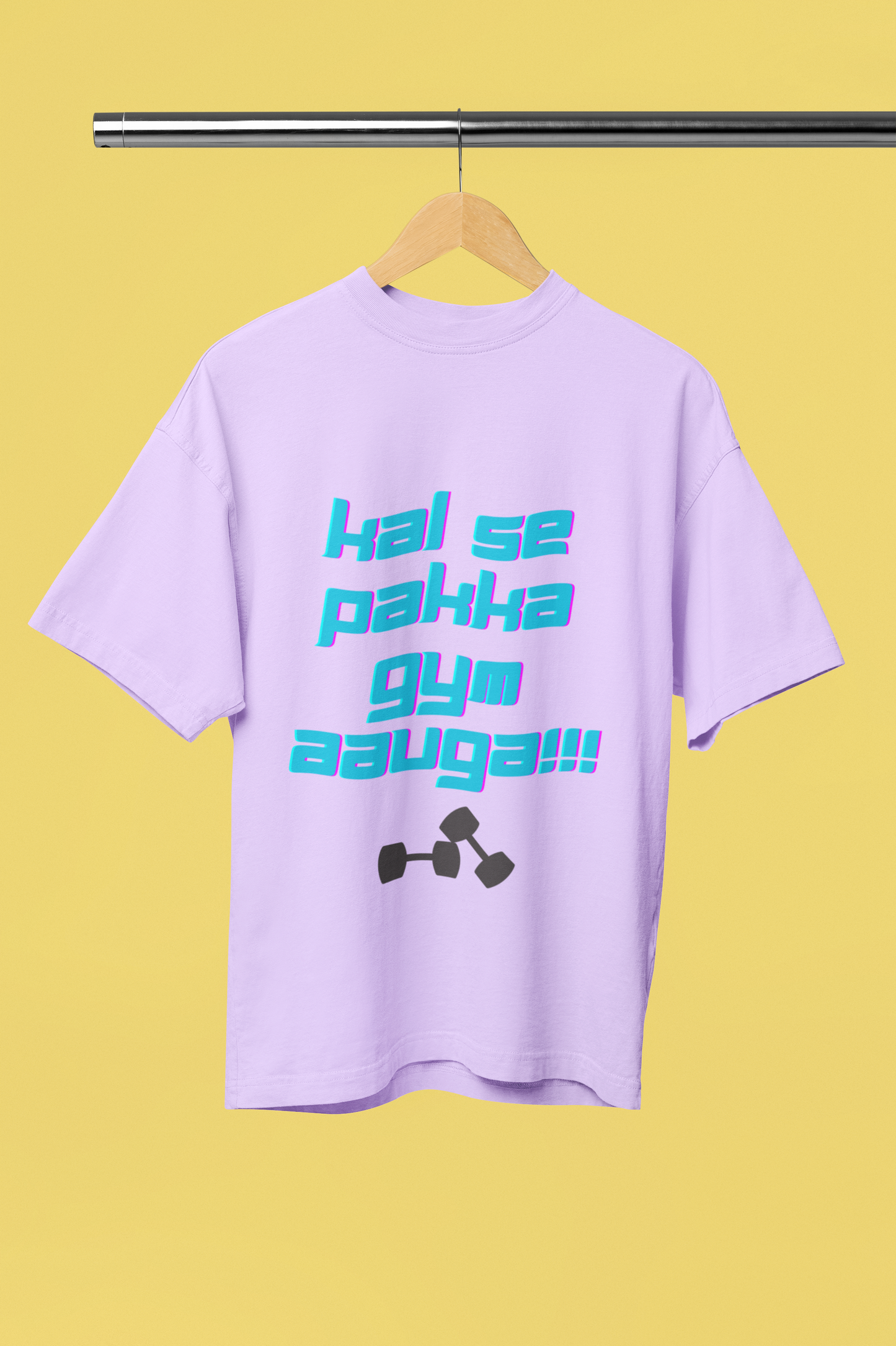 KAL SE PAKKA classic oversized UNISEX premium pure cotton T-shirt