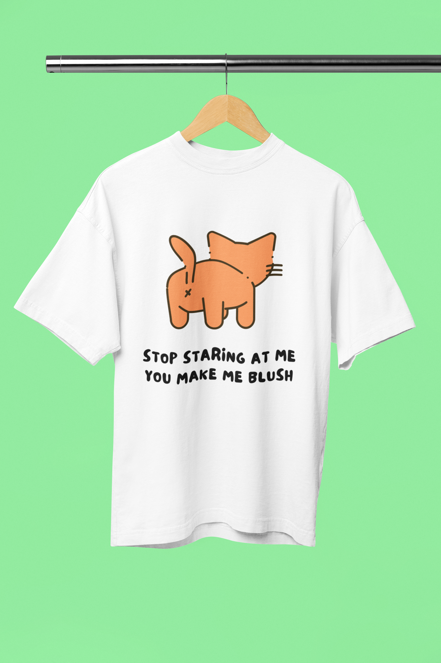 Women's Blush Standard Oversized T-shirt