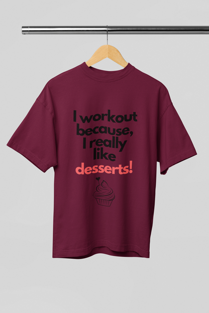 DESSERT classic oversized UNISEX premium pure cotton T-shirt