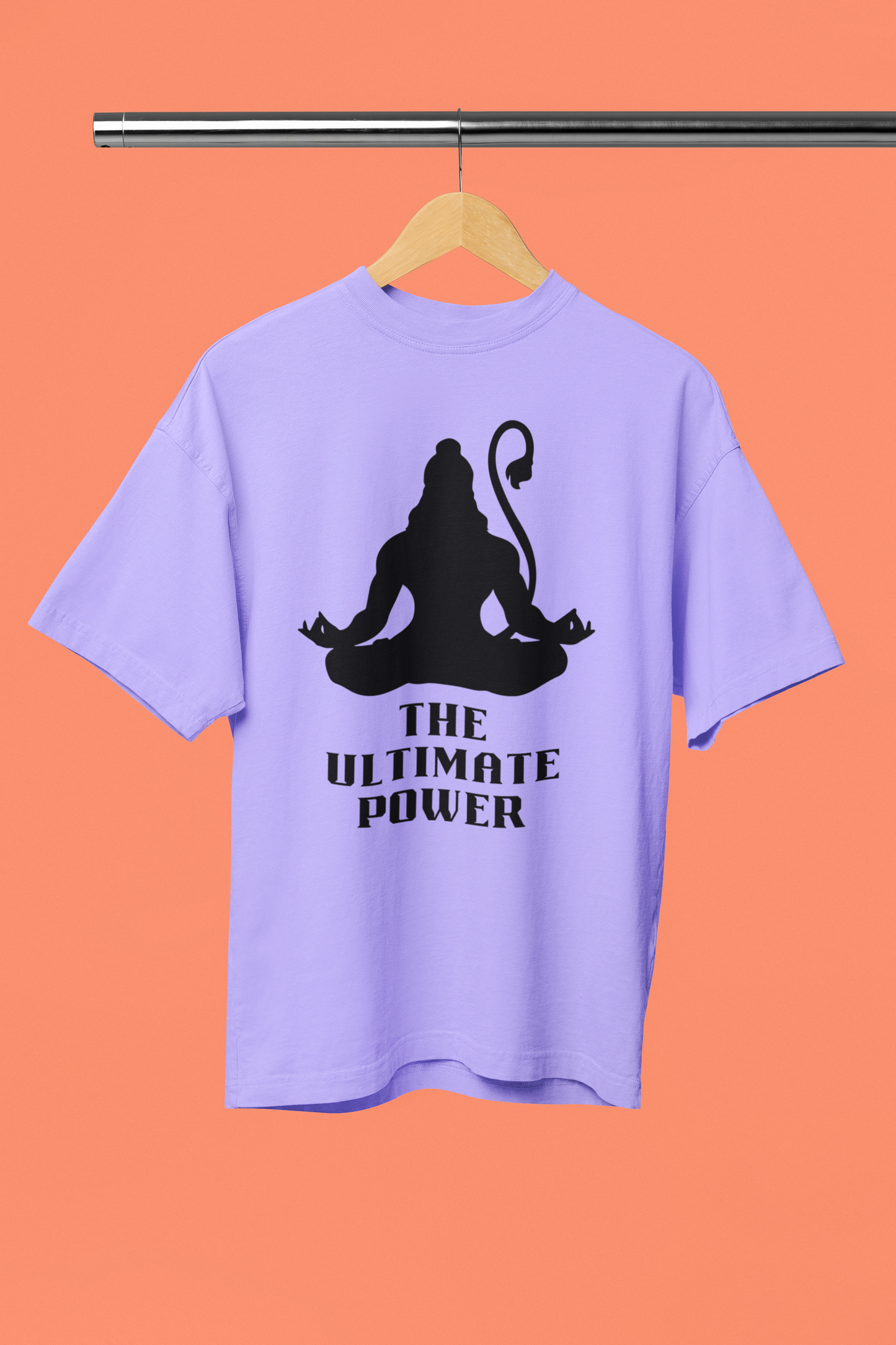 BAJRANGBALI classic oversized UNISEX premium pure cotton T-shirt