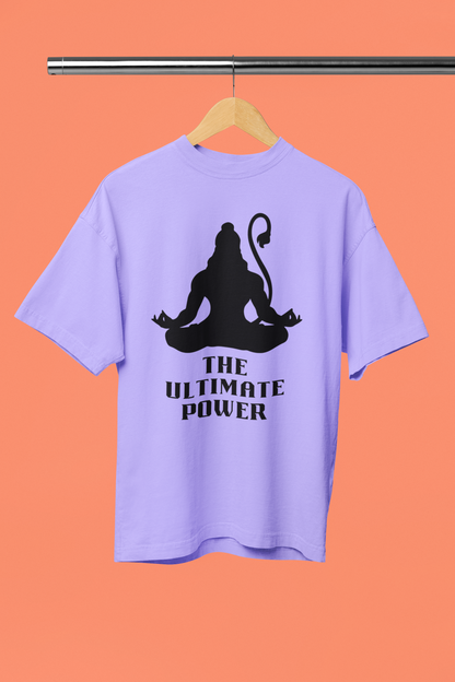 BAJRANGBALI classic oversized UNISEX premium pure cotton T-shirt