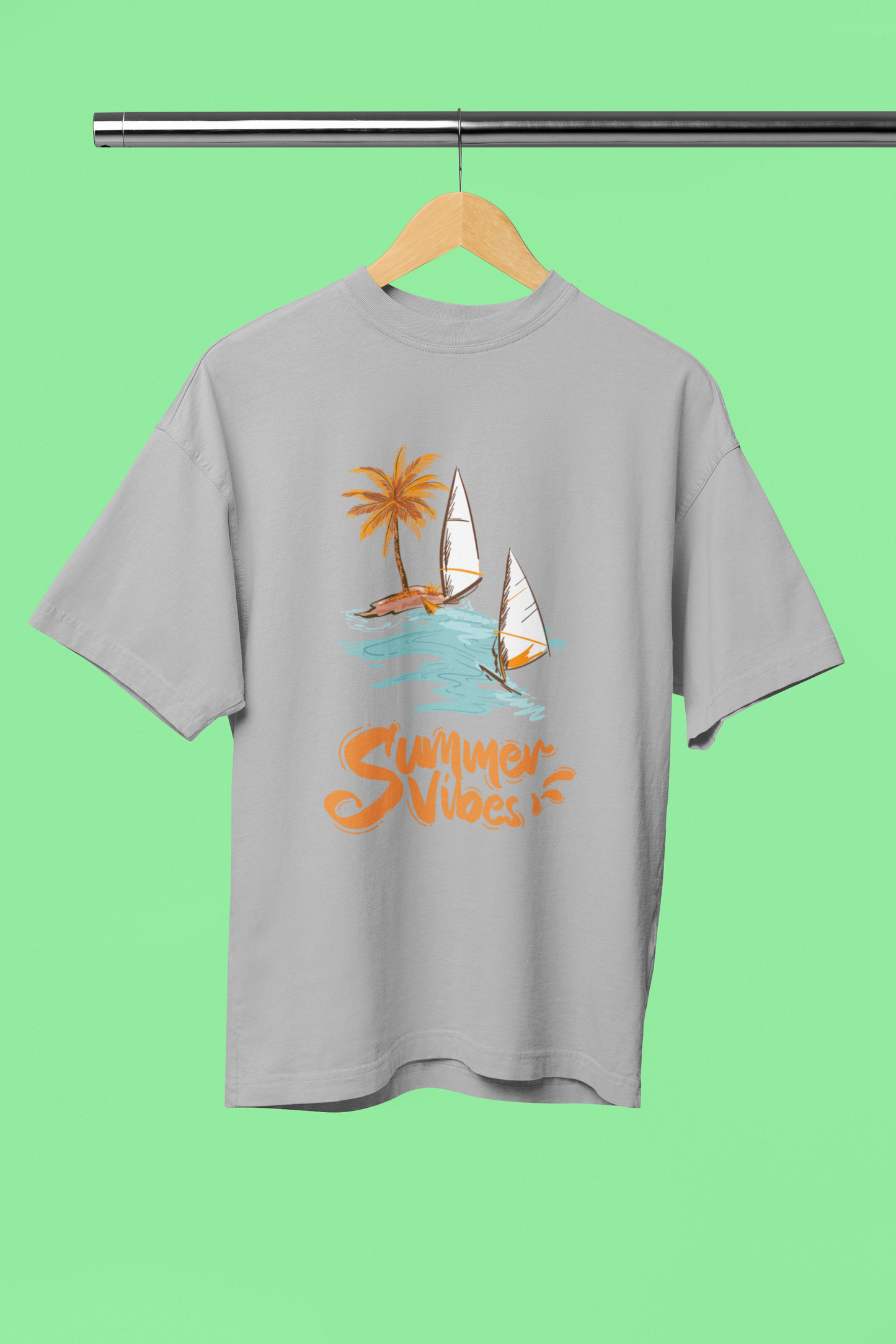 Women's Summer Vibes Standard Oversized T-shirt