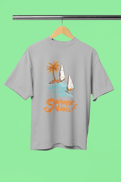 Women's Summer Vibes Standard Oversized T-shirt