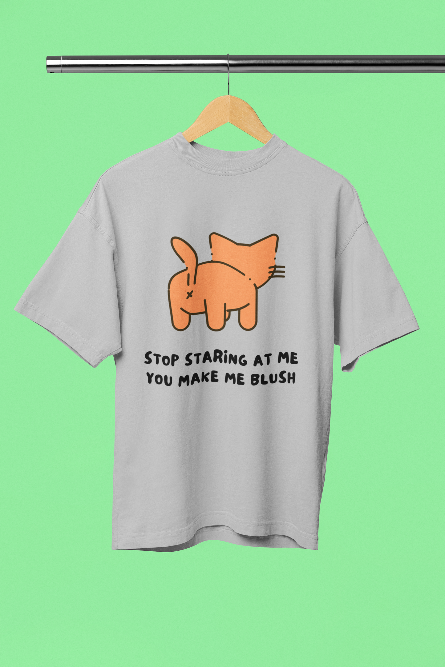 Women's Blush Standard Oversized T-shirt