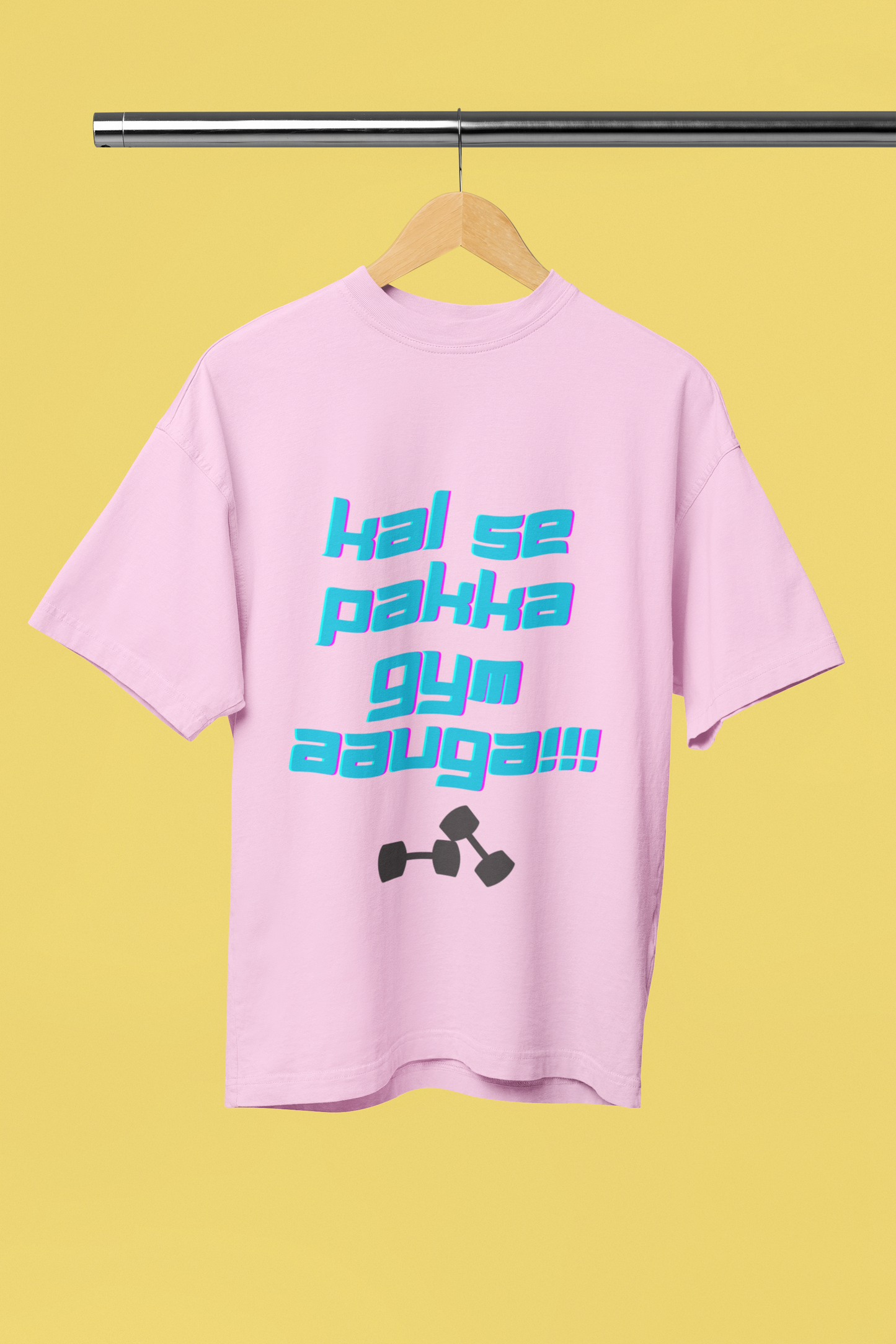 KAL SE PAKKA classic oversized UNISEX premium pure cotton T-shirt