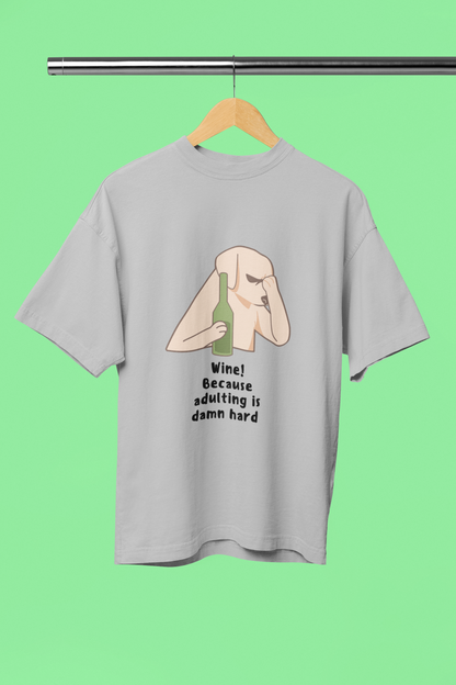 Women's Wine Standard Oversized T-shirt