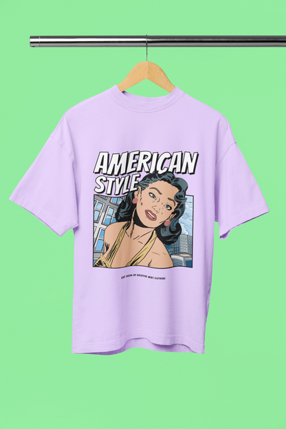 Women's American Style Standard Oversized T-shirt