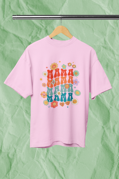 MAMA standard oversized premium pure cotton WOMEN T-shirt