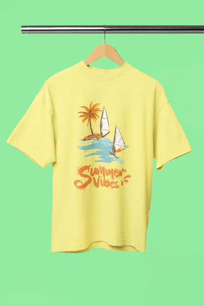 Women's Summer Vibes Standard Oversized T-shirt