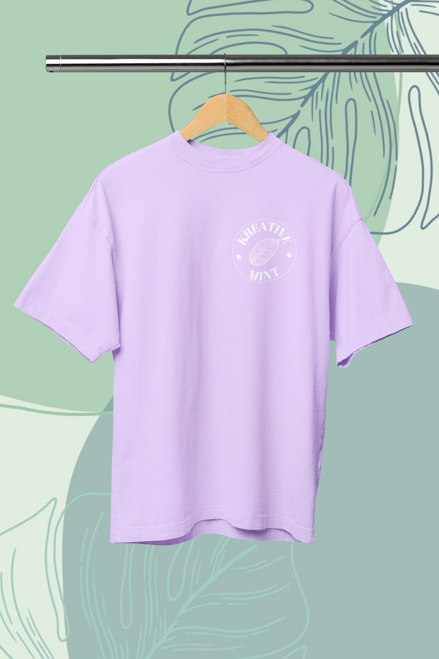 Women's KM Leaf Standard Oversized T-shirt