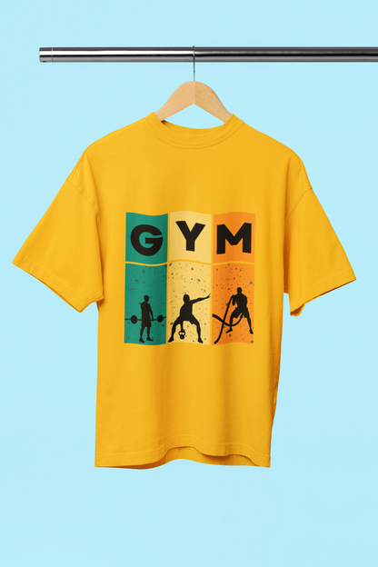 GYM classic oversized UNISEX premium pure cotton T-shirt