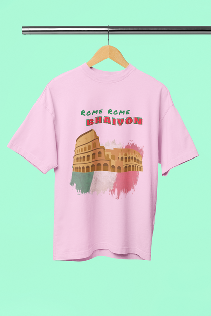 ROME standard oversized UNISEX premium pure cotton T-shirt