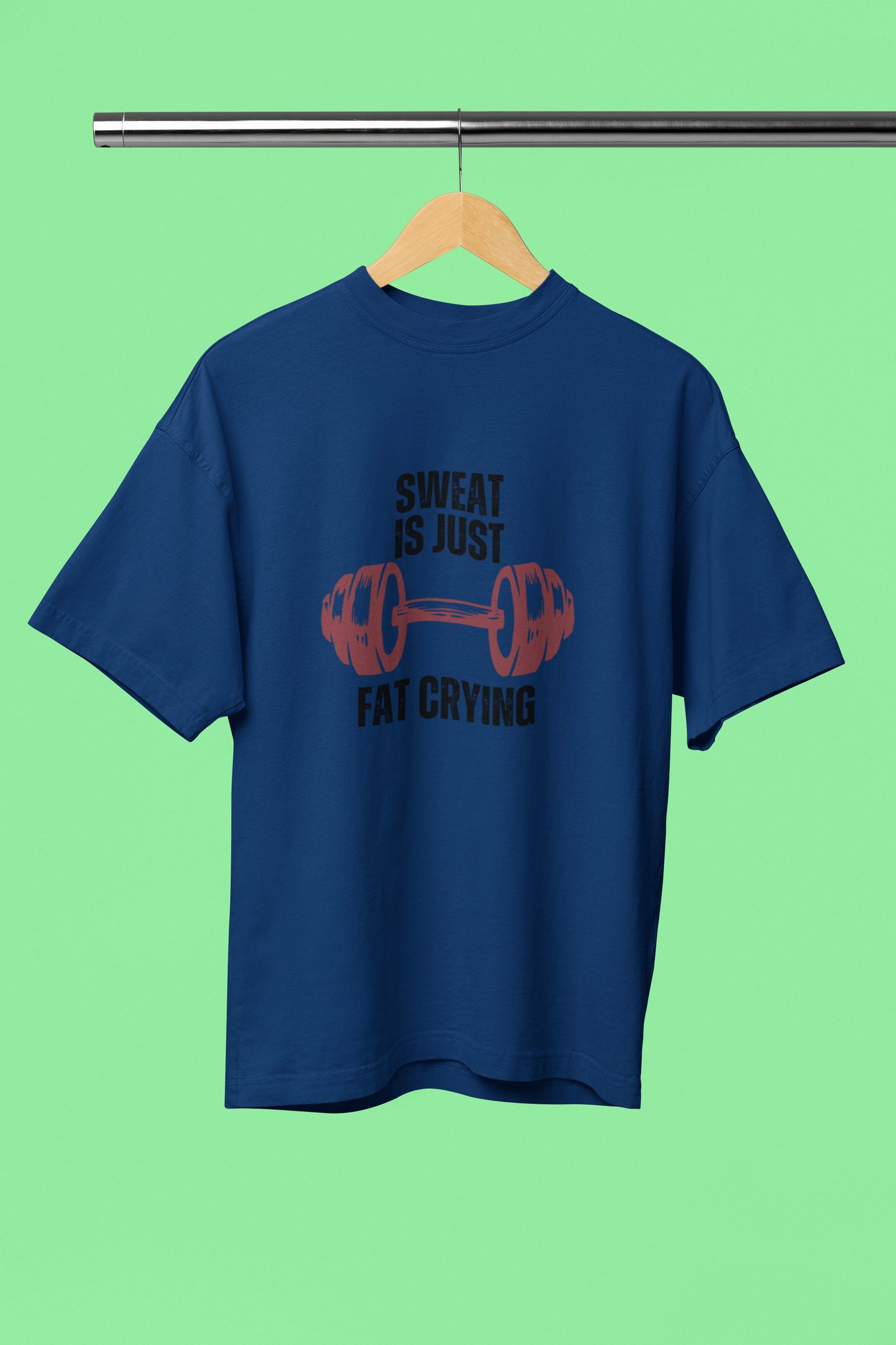 FAT BURNING classic oversized UNISEX premium pure cotton T-shirt