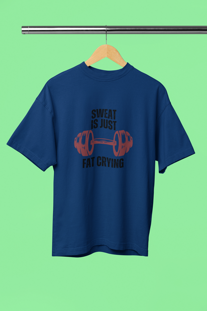FAT BURNING classic oversized UNISEX premium pure cotton T-shirt