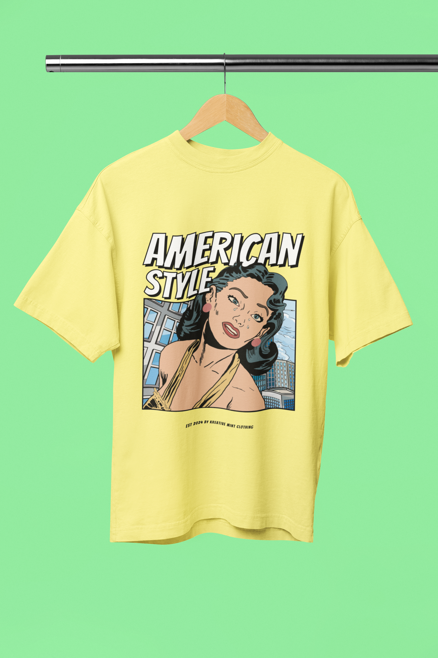Women's American Style Standard Oversized T-shirt