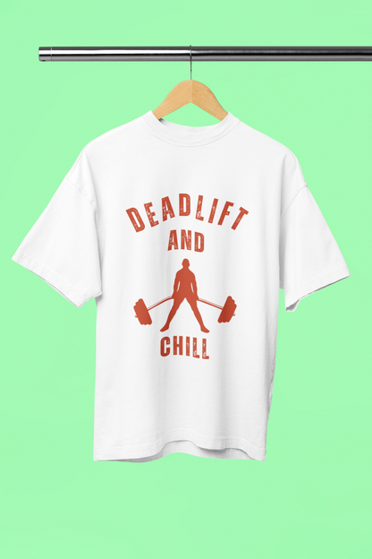 DEADLIFTS classic oversized UNISEX premium pure cotton T-shirt