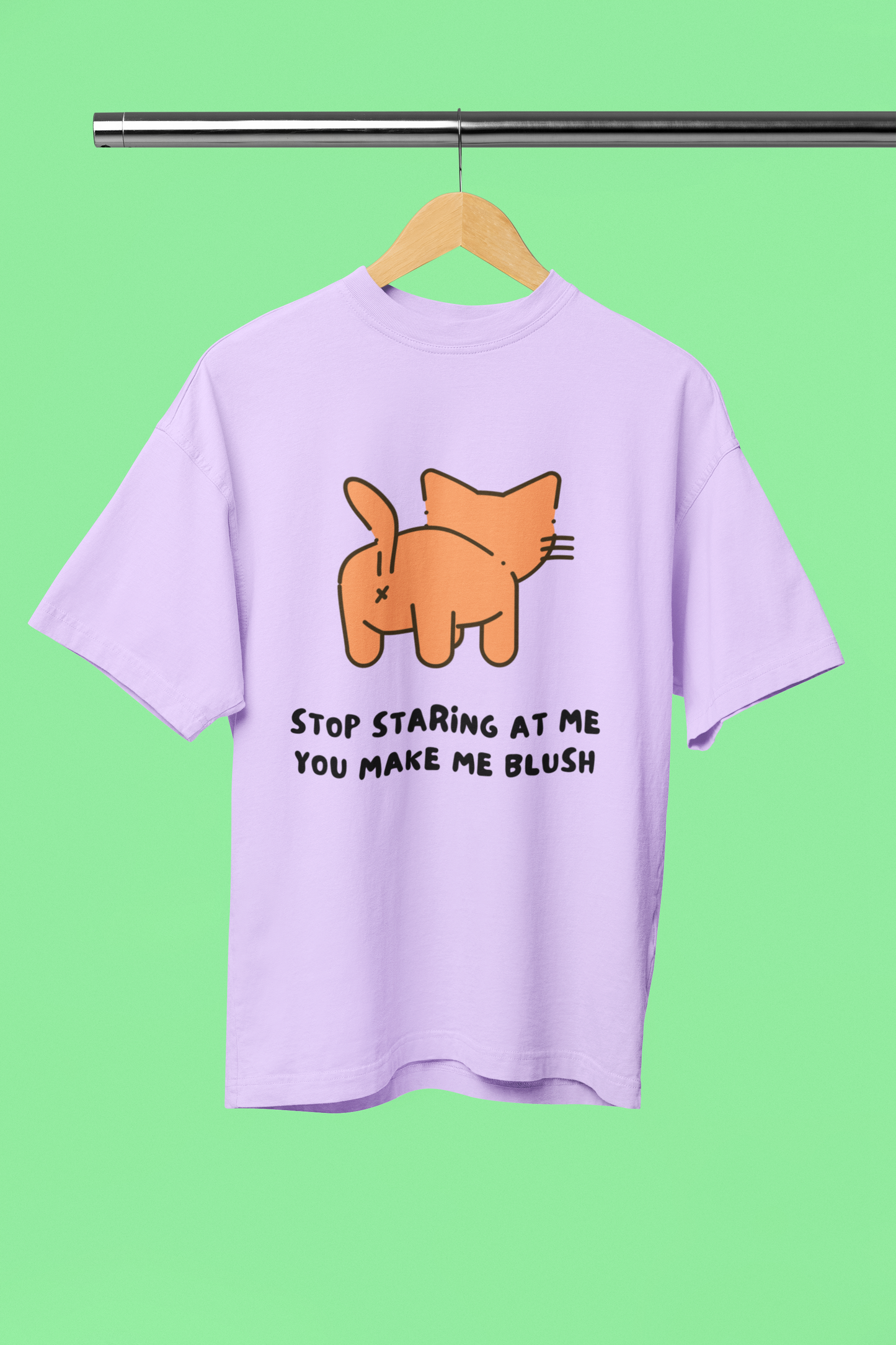 Women's Blush Standard Oversized T-shirt