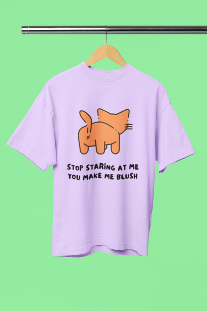 Women's Blush Standard Oversized T-shirt