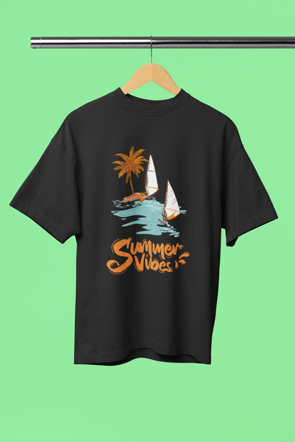 Women's Summer Vibes Standard Oversized T-shirt