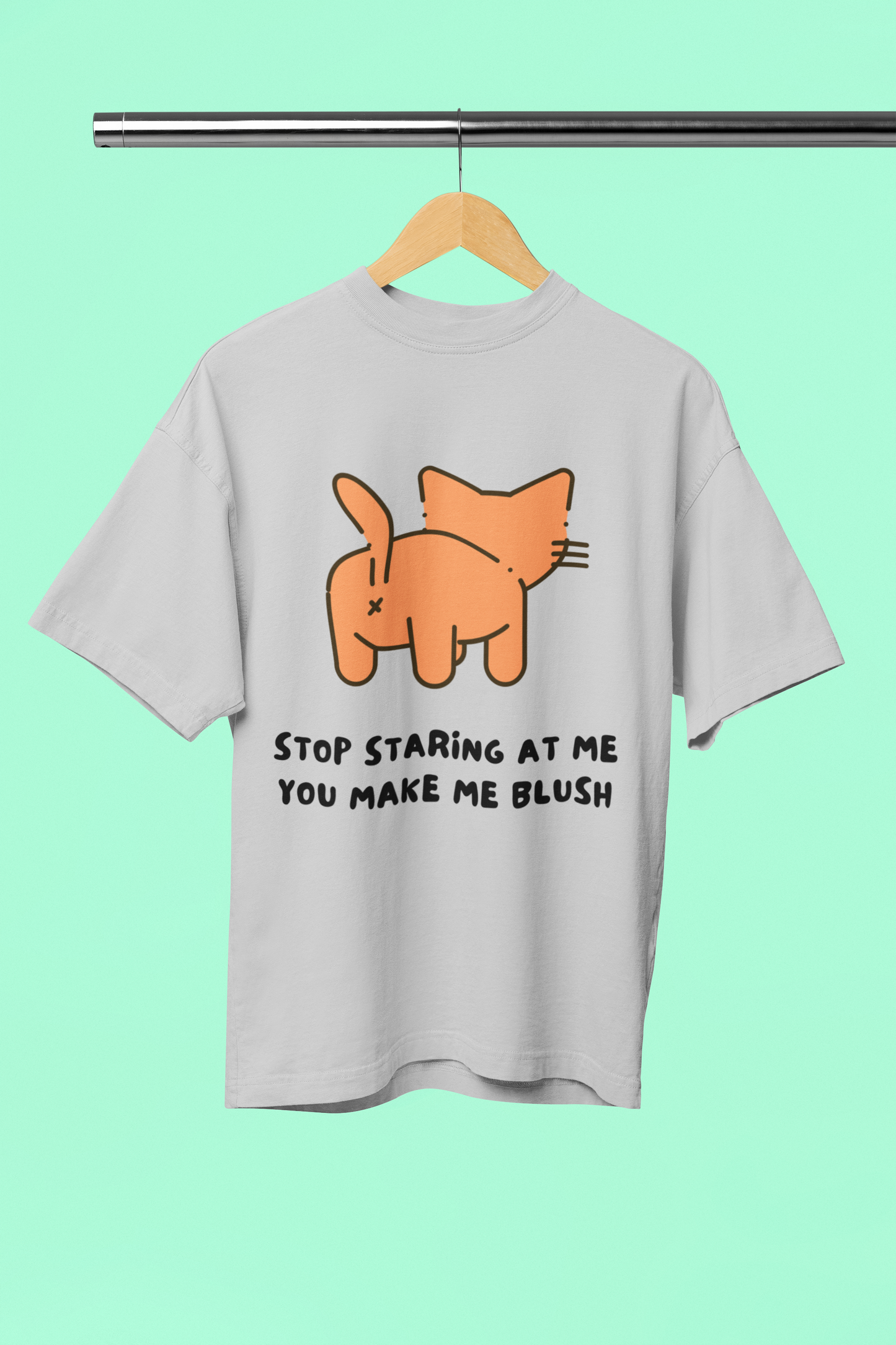 BLUSH standard oversized UNISEX premium pure cotton T-shirt