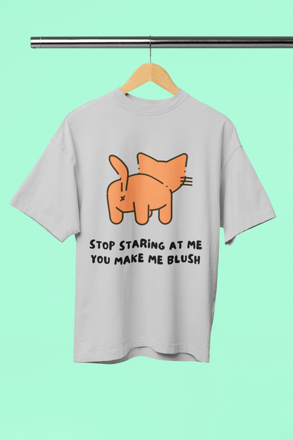 BLUSH standard oversized UNISEX premium pure cotton T-shirt