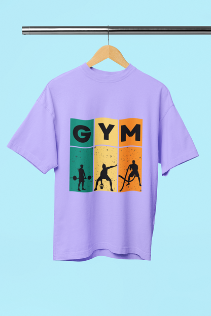 GYM classic oversized UNISEX premium pure cotton T-shirt