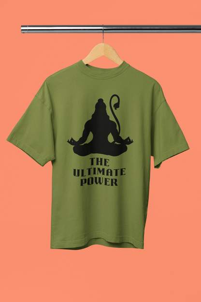 BAJRANGBALI classic oversized UNISEX premium pure cotton T-shirt