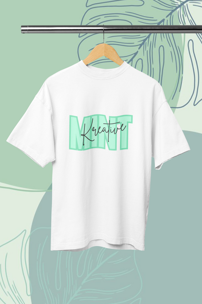 Women's KM Green Standard Oversized T-shirt