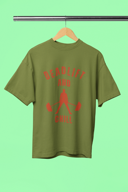 DEADLIFTS classic oversized UNISEX premium pure cotton T-shirt