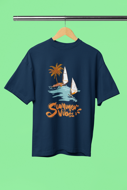 Women's Summer Vibes Standard Oversized T-shirt