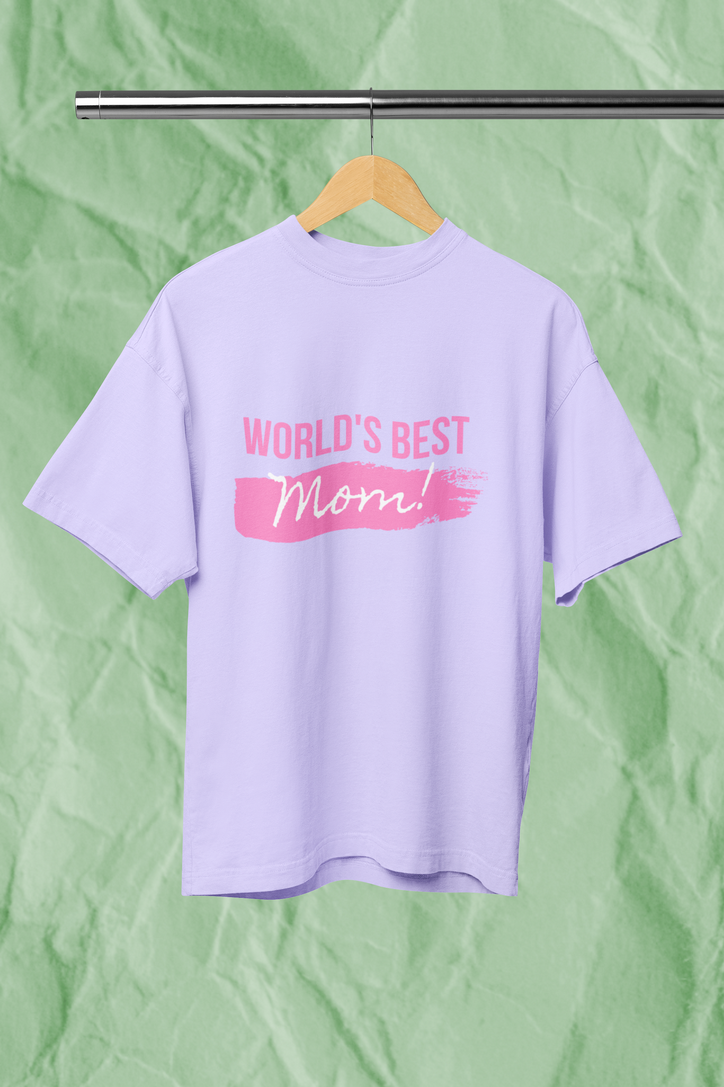BEST MOM standard oversized premium pure cotton WOMEN T-shirt