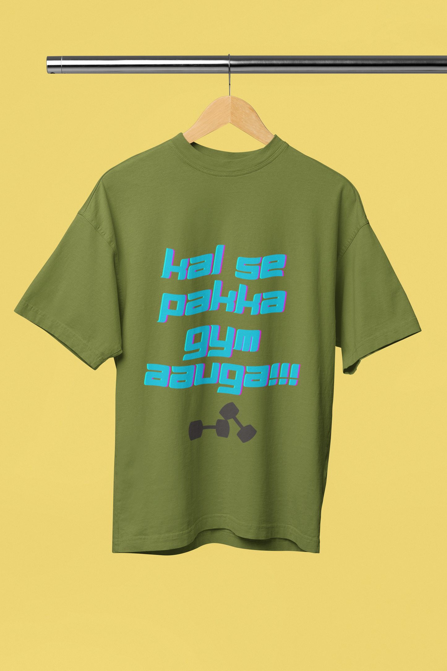 KAL SE PAKKA classic oversized UNISEX premium pure cotton T-shirt