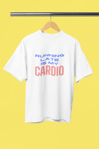 CARDIO classic oversized UNISEX premium pure cotton T-shirt