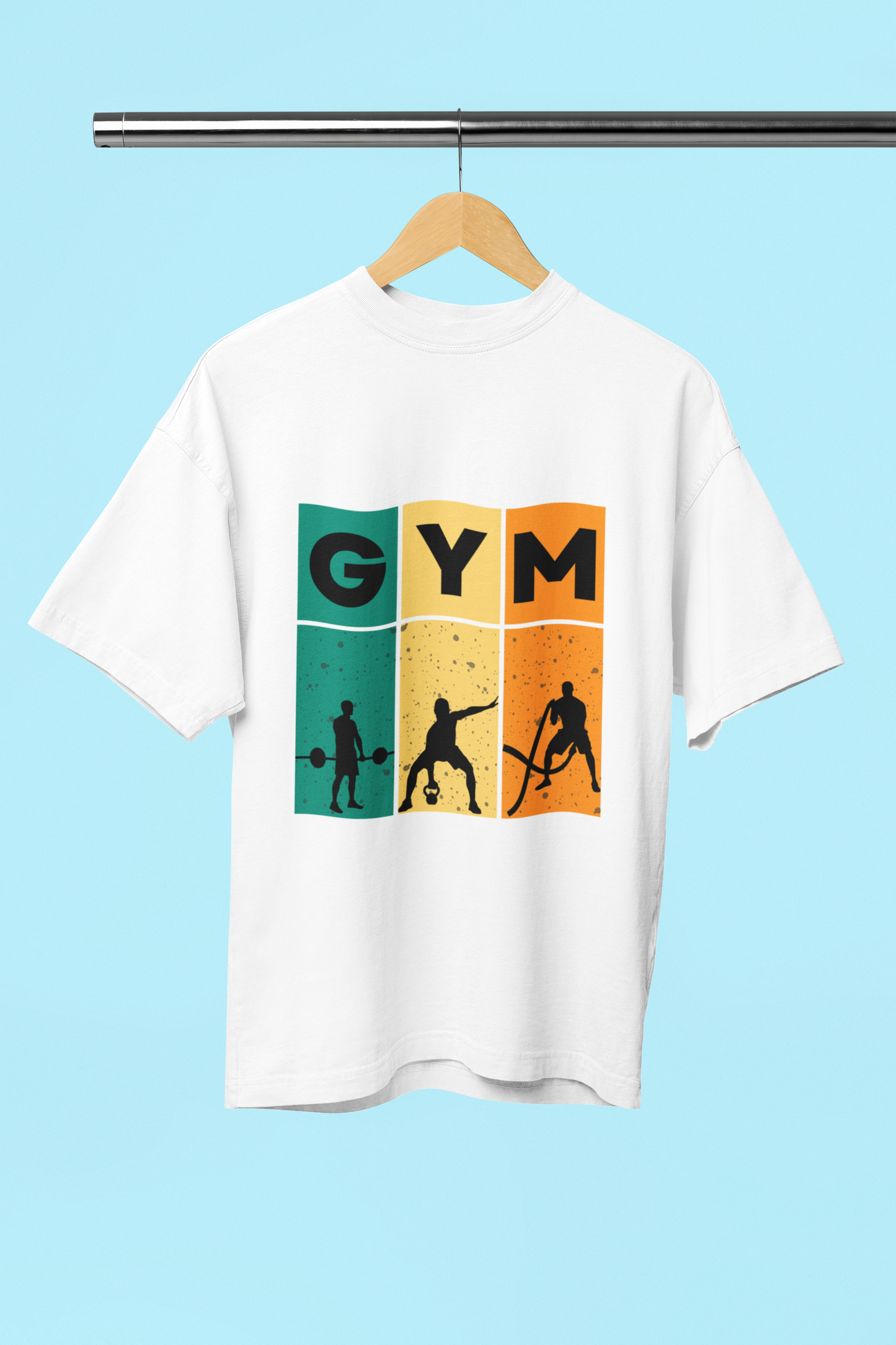GYM classic oversized UNISEX premium pure cotton T-shirt