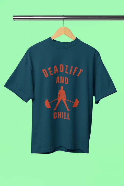 DEADLIFTS classic oversized UNISEX premium pure cotton T-shirt