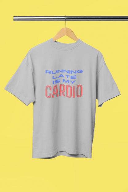 CARDIO classic oversized UNISEX premium pure cotton T-shirt