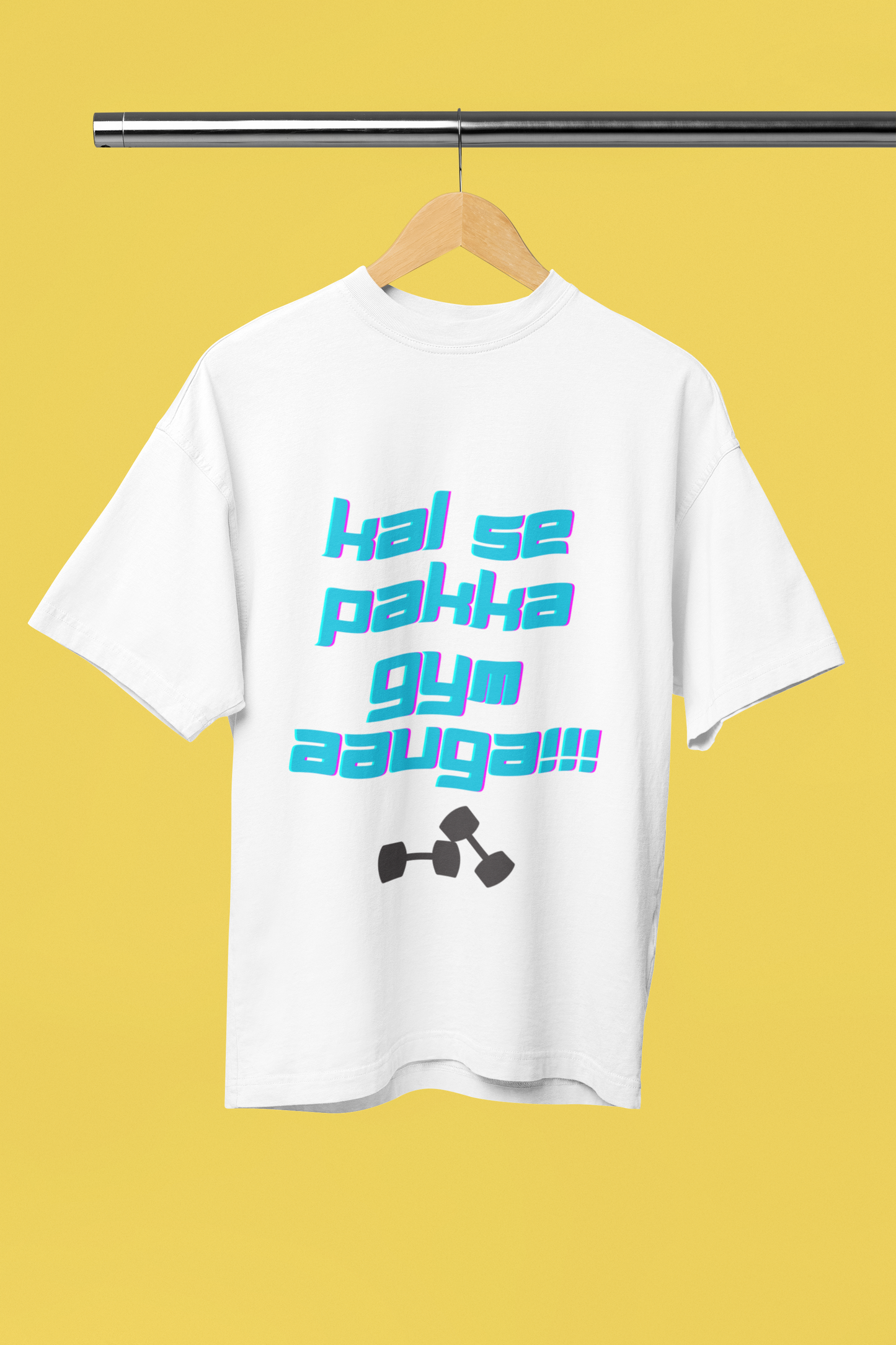 KAL SE PAKKA classic oversized UNISEX premium pure cotton T-shirt